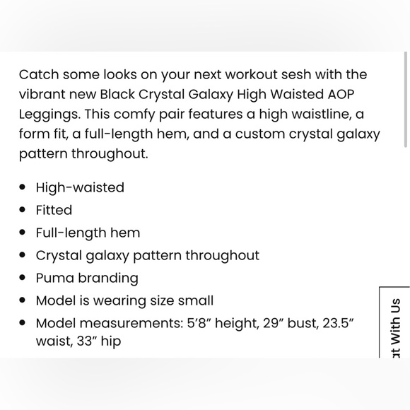 NWT Puma high waisted leggings! - Picture 3 of 3